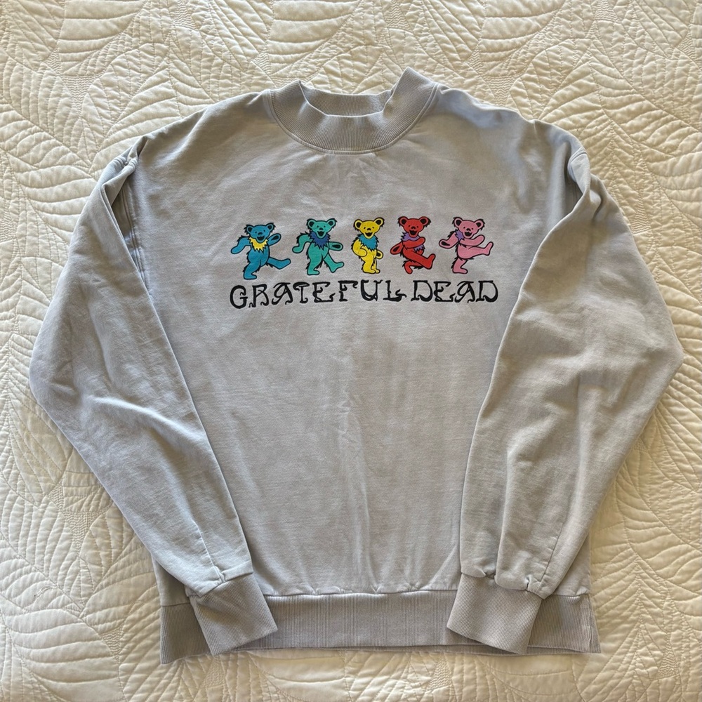 Grateful Dead Dancing Bears Mock Neck Sweatshirt